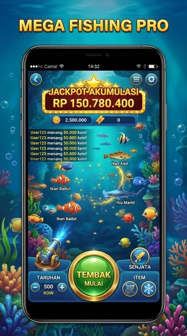 Cuplikan layar menu unduhan qqrp untuk perangkat Android
